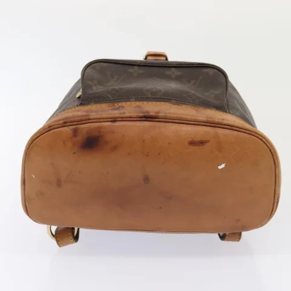 Louis Vuitton Vintage Pre-owned Canvas backpacks Brown Dames