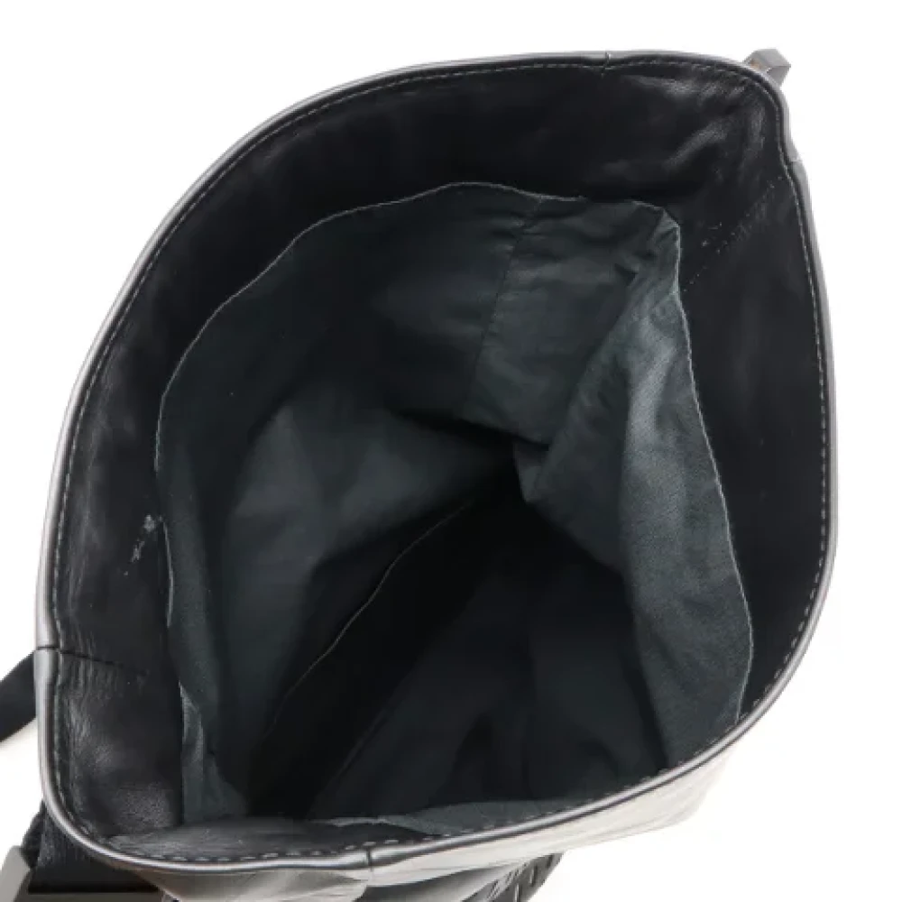 Bottega Veneta Vintage Pre-owned Leather shoulder-bags Black Heren