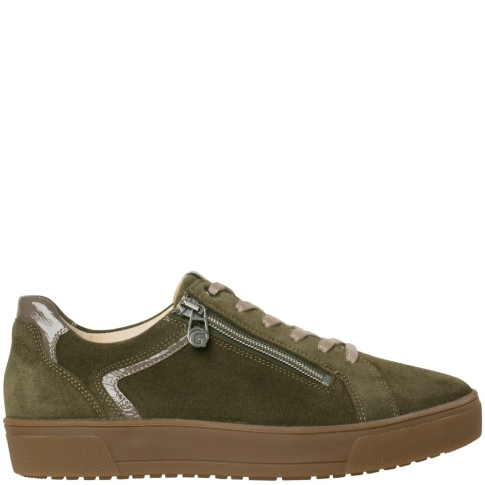 Ganter Side-zip Sneaker Dames Schoenen Groen