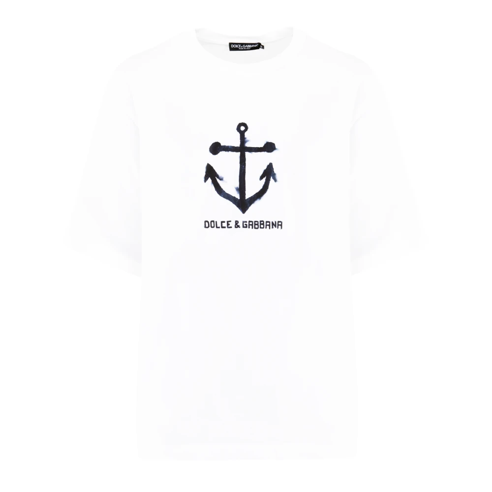 Dolce & Gabbana Men's White T-Shirts, Xs, T-Shirts