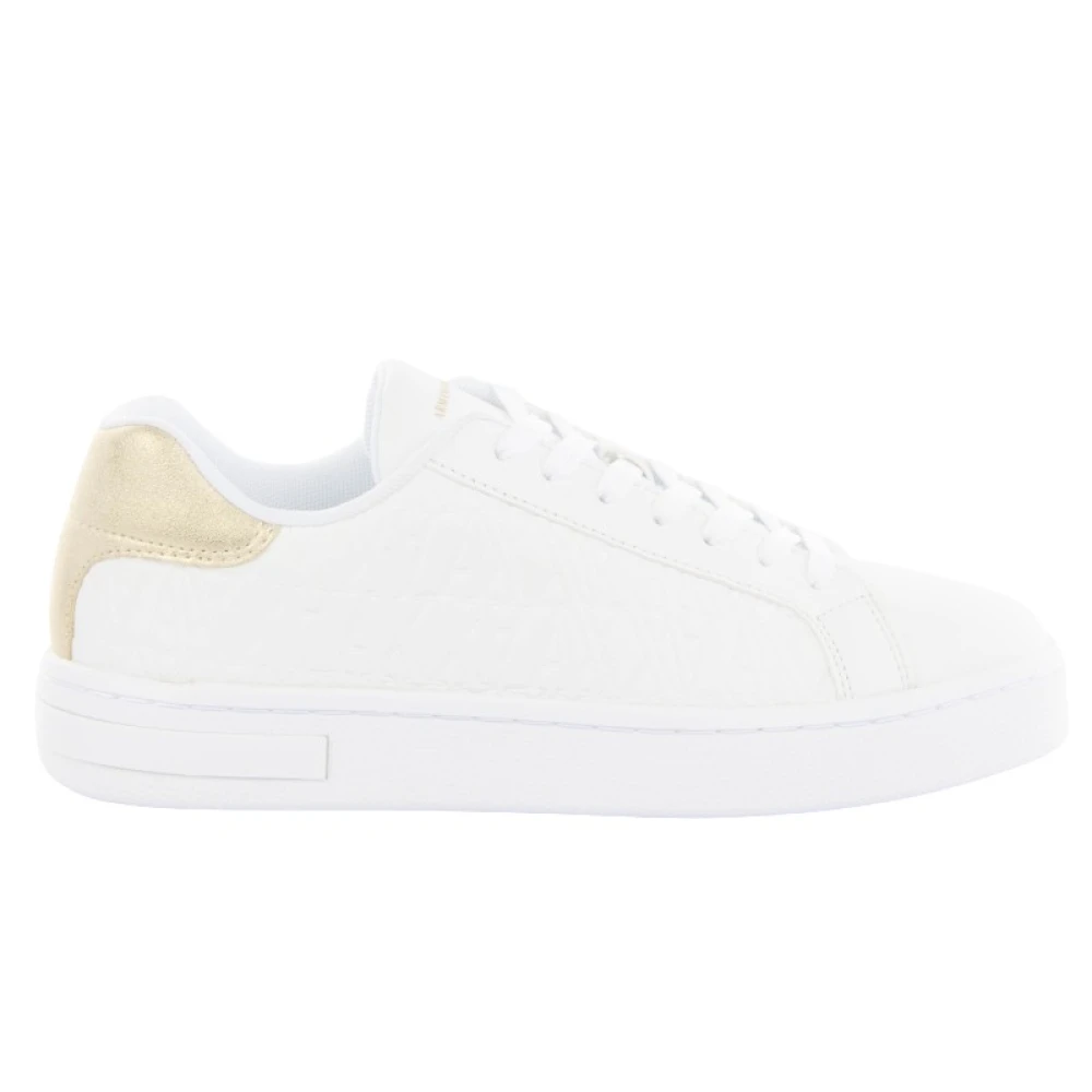 Armani Exchange Witte Leren Mand Geo AX Heren Schoenen