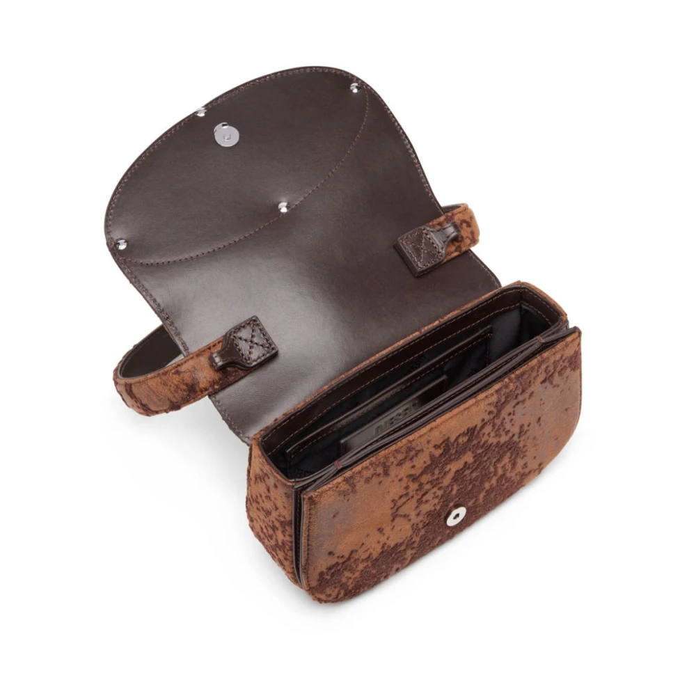 Diesel Bruine Schoudertas voor Vrouwen Brown Dames