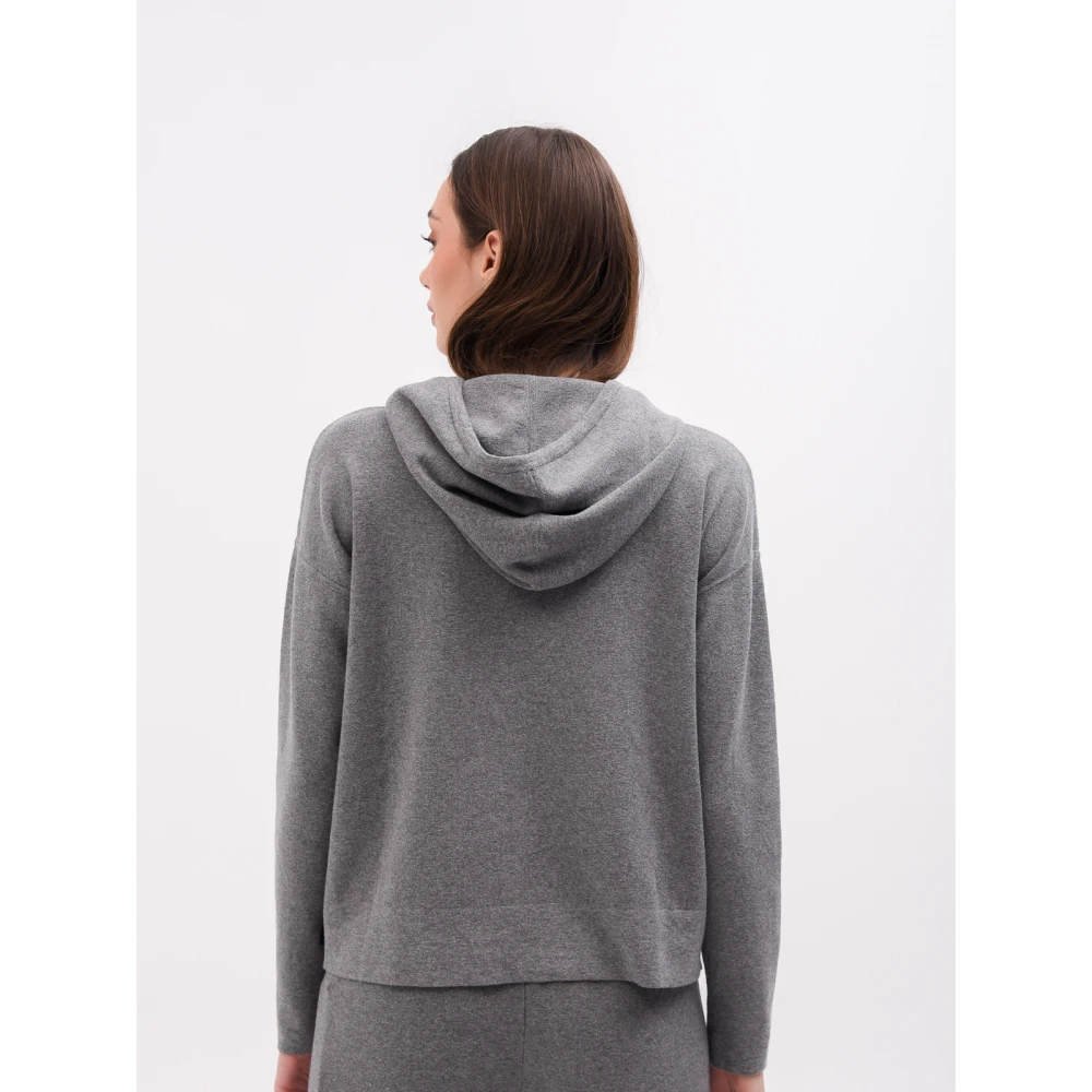 RRD Toni Up Hoodie Sweatshirt Gray Dames