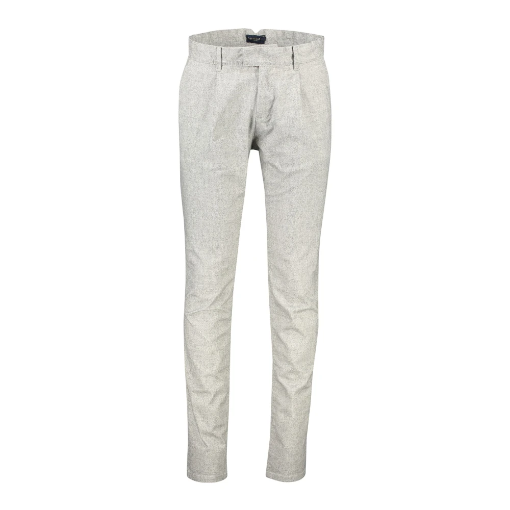 Cavallaro Grijze Katoenen Chino Broek Gray Heren