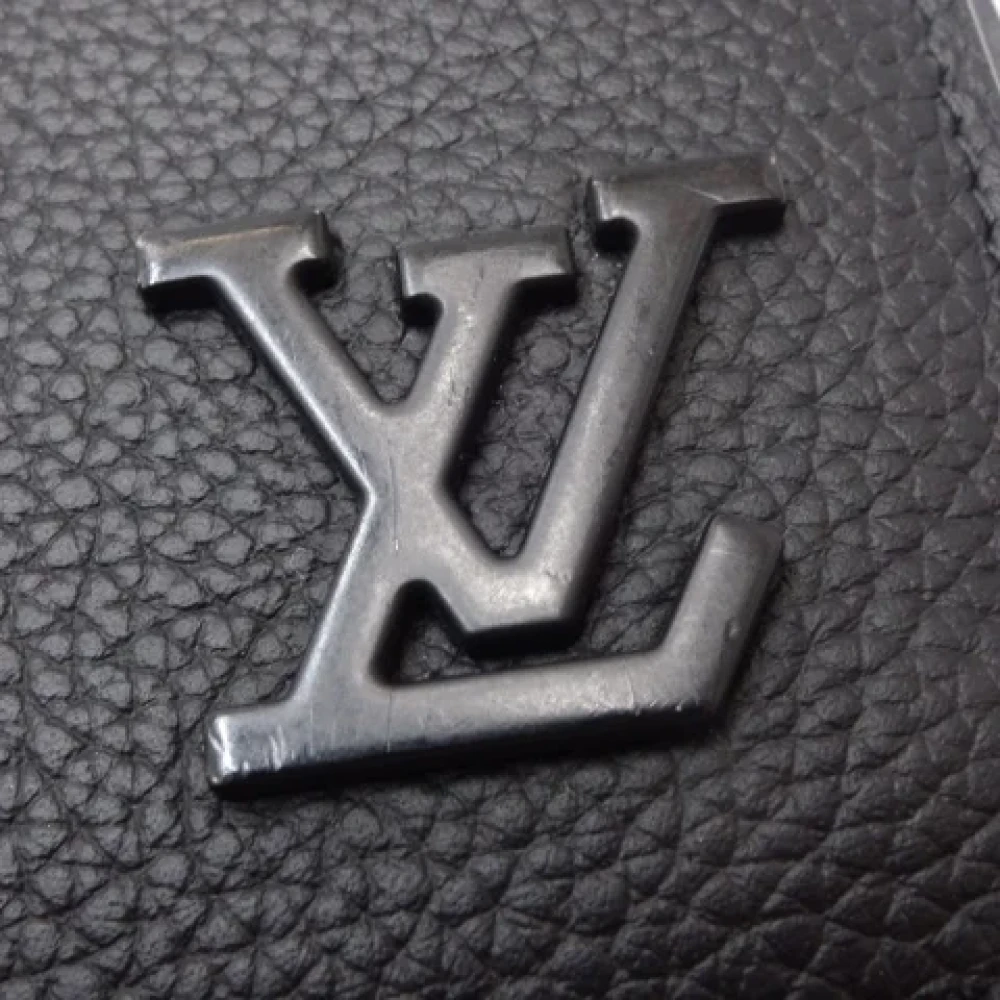 Louis Vuitton Vintage Pre-owned Leather wallets Black Heren