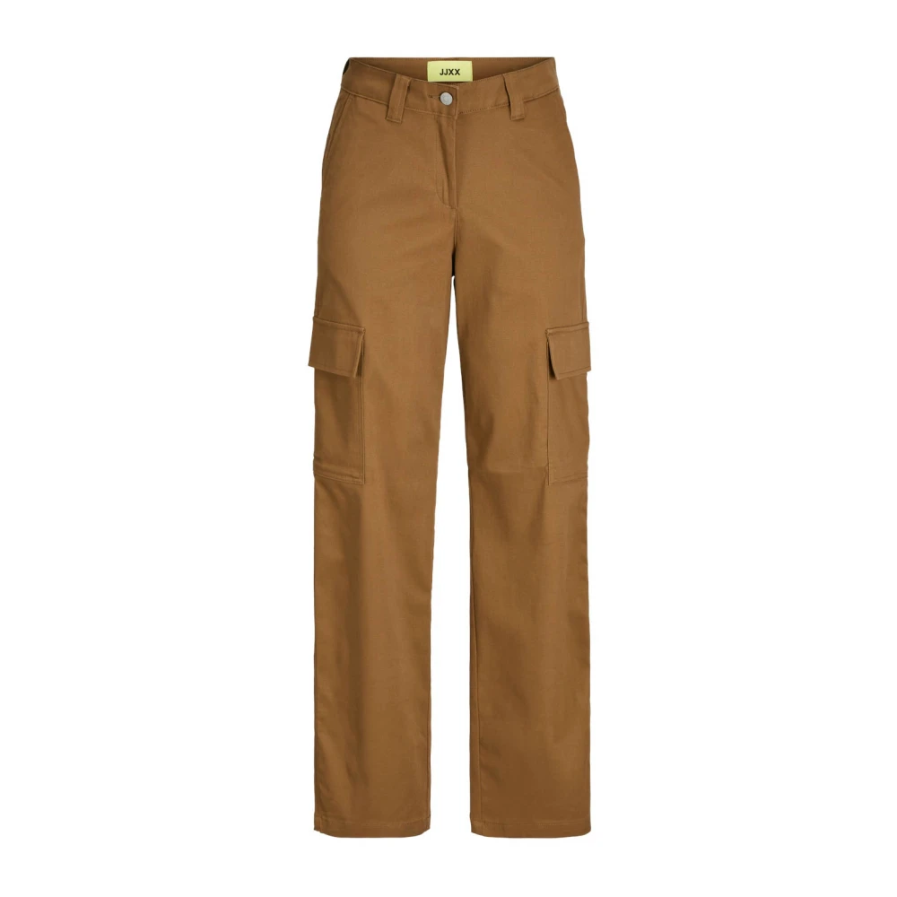 Jack & jones Cargo Broek Kangaroo Groen Green Dames