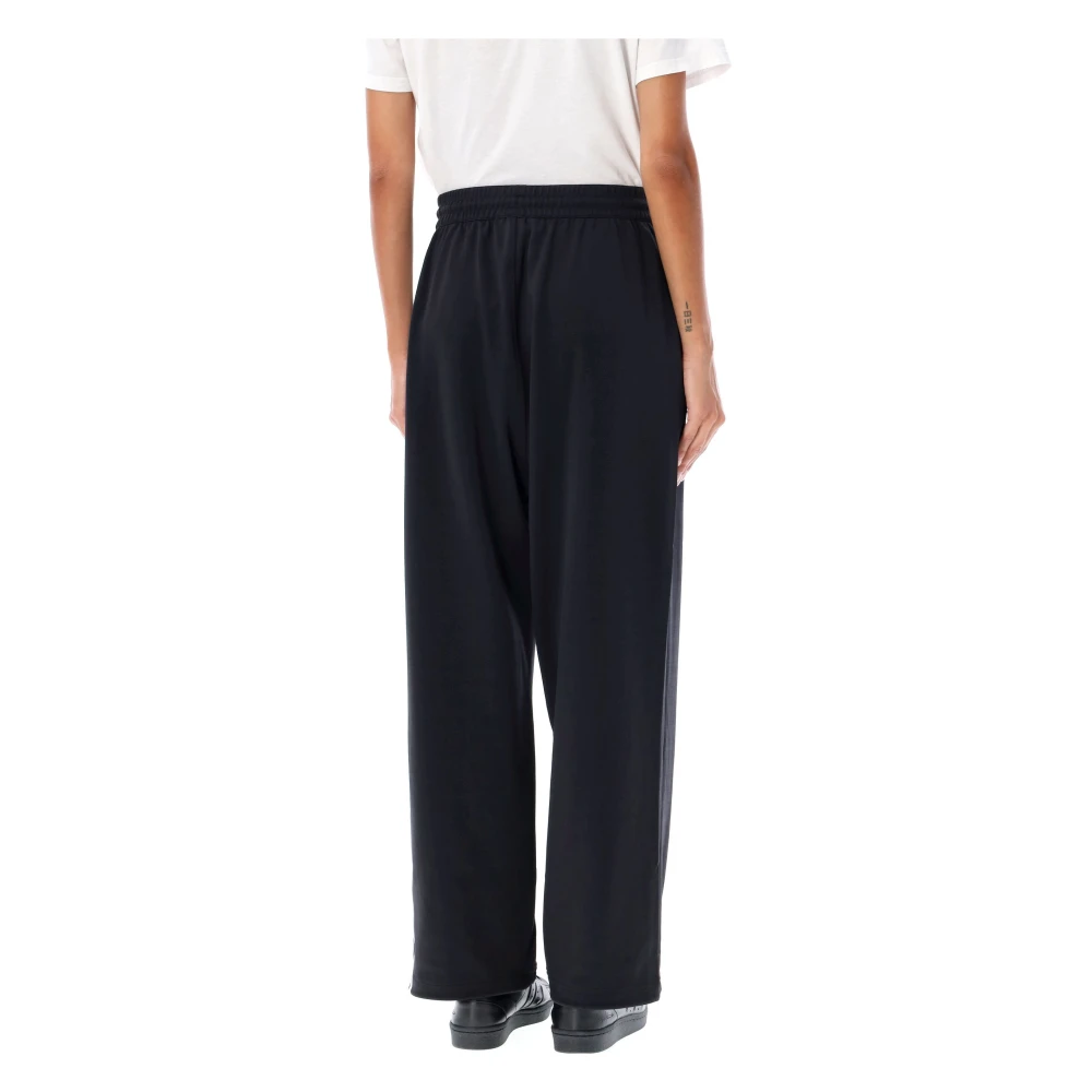 Y-3 Zwarte Wide-Leg Joggingbroek Black Dames