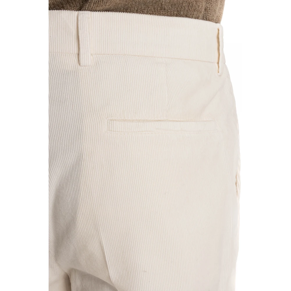 BRUNELLO CUCINELLI Crème Broek Elegante Stijl Beige Heren