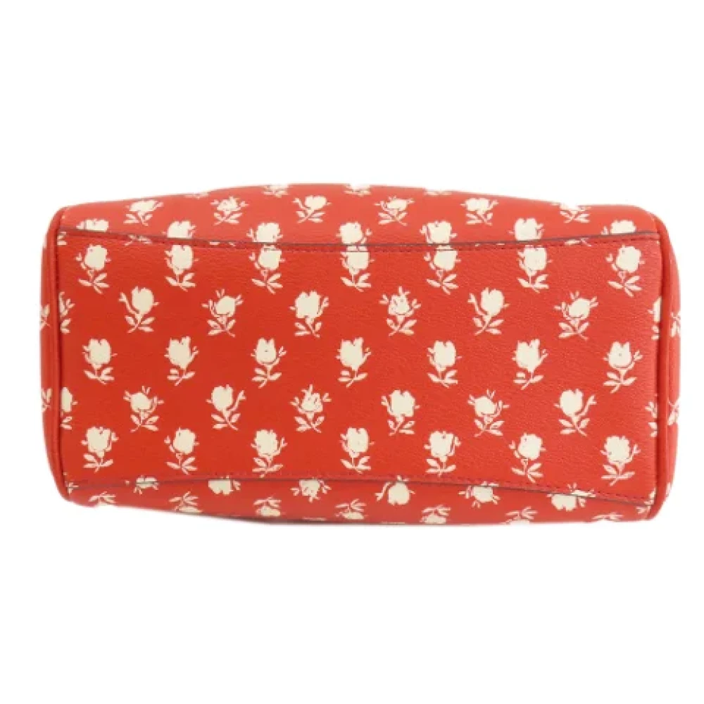 Coach Pre-owned Fabric handbags Red Dames