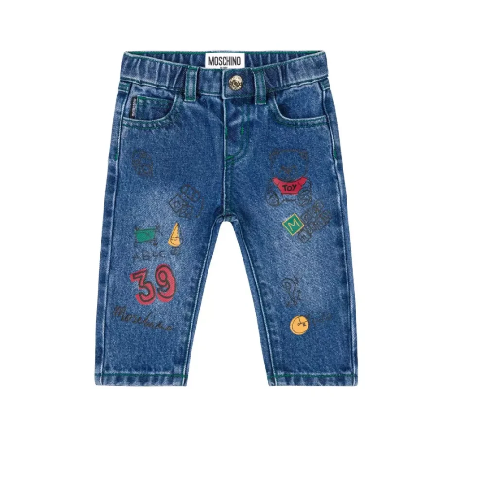 Moschino Barn Mörkblå Jeans Blue, Pojke