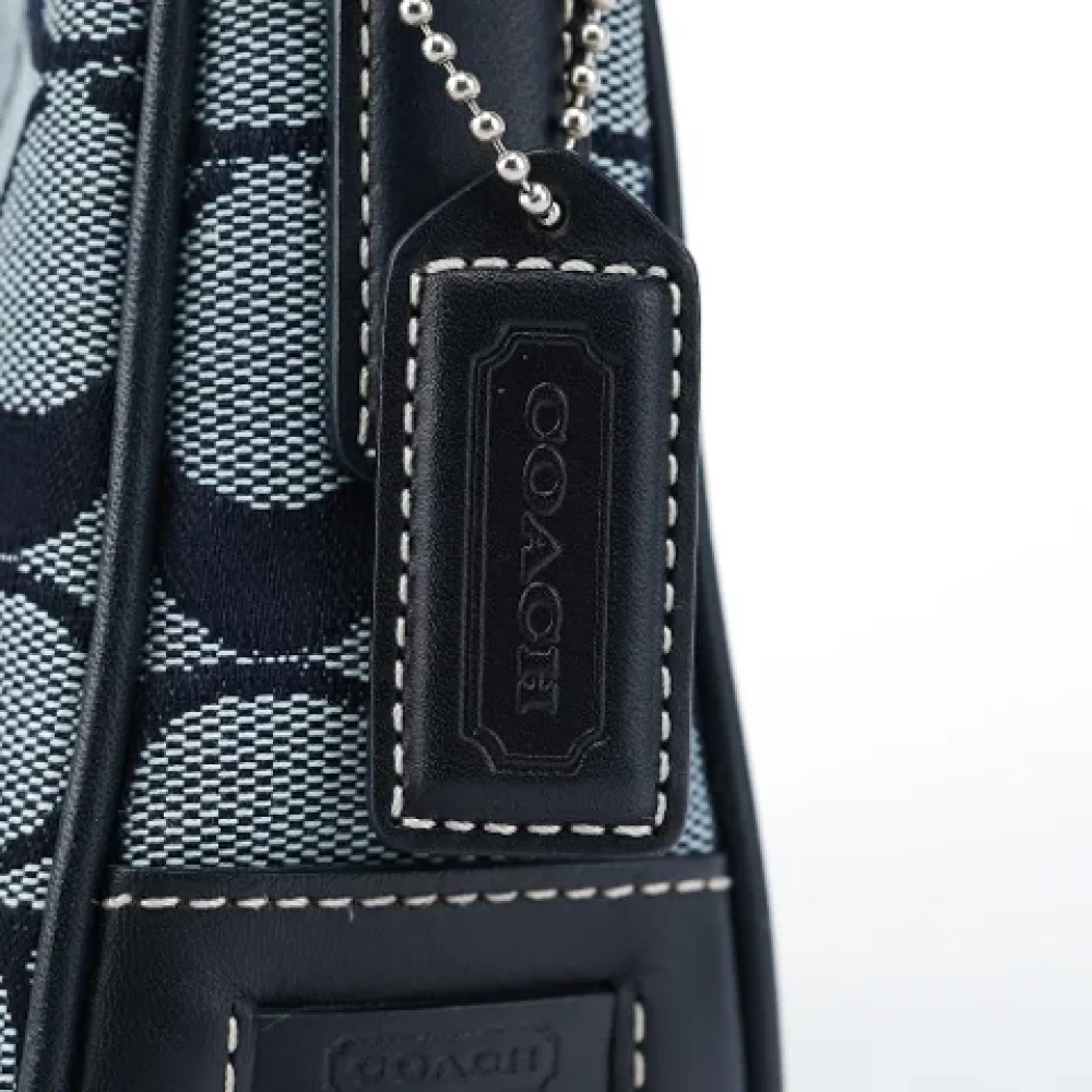 Coach Pre-owned Leather handbags Blue Dames