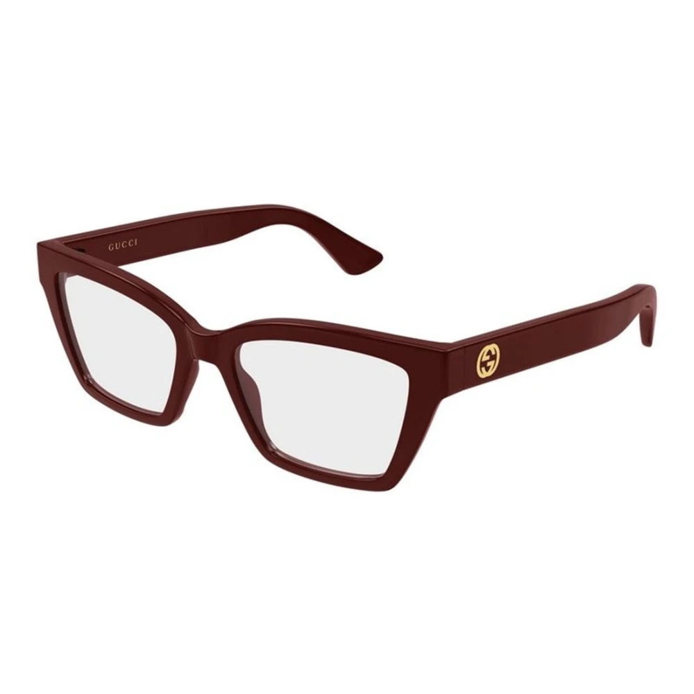 Gucci Vrouw Rood Cat-Eye Optical Frame