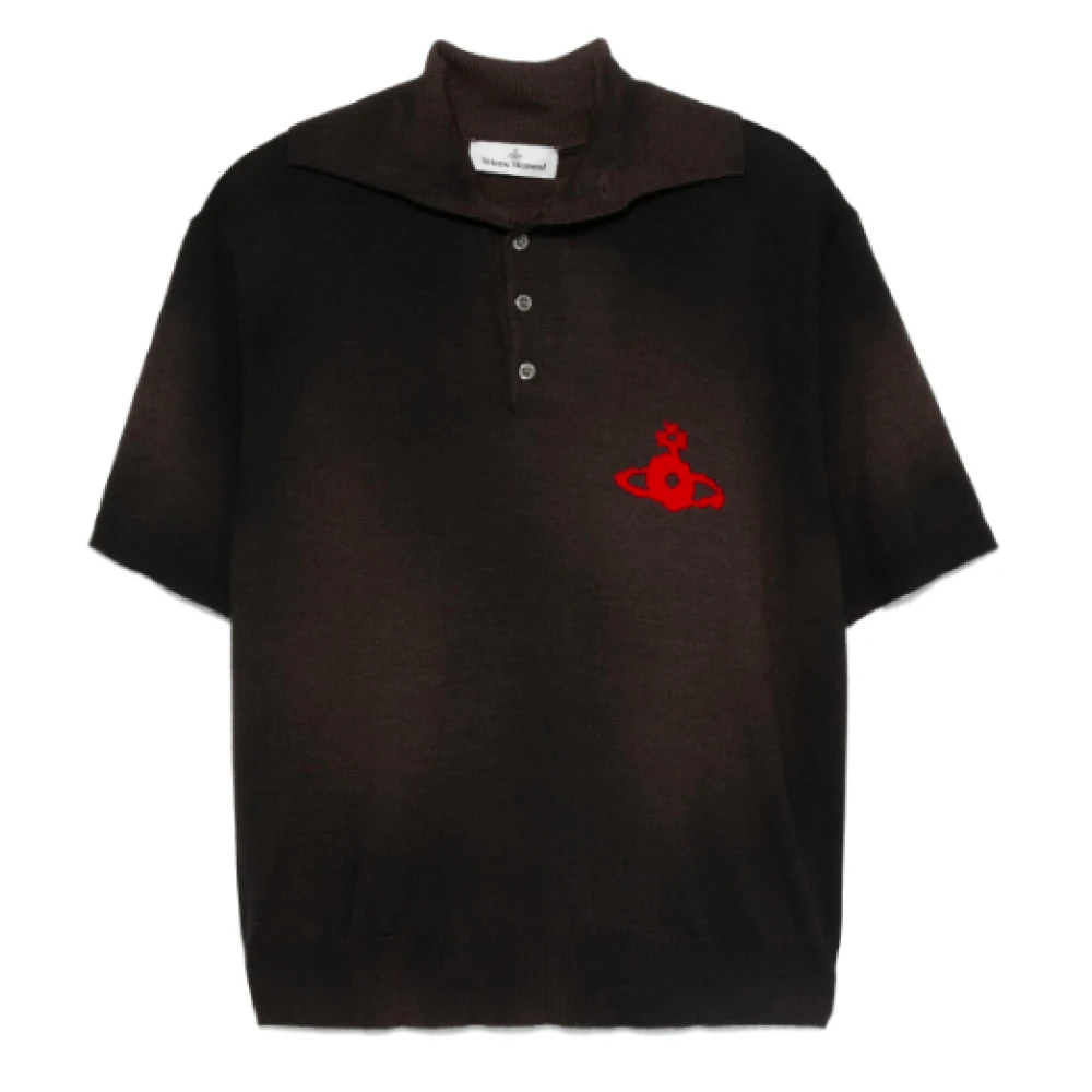 Vivienne Westwood Bruine Polo Shirt Klassieke Stijl Brown Heren