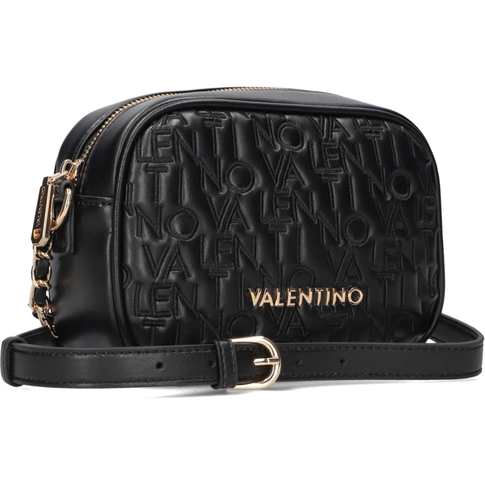 Valentino by Mario Valentino Zwarte Cameratas voor Vrouwen Black Dames