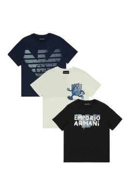 Tryckt T-shirt Set Art. 3D4DJ1