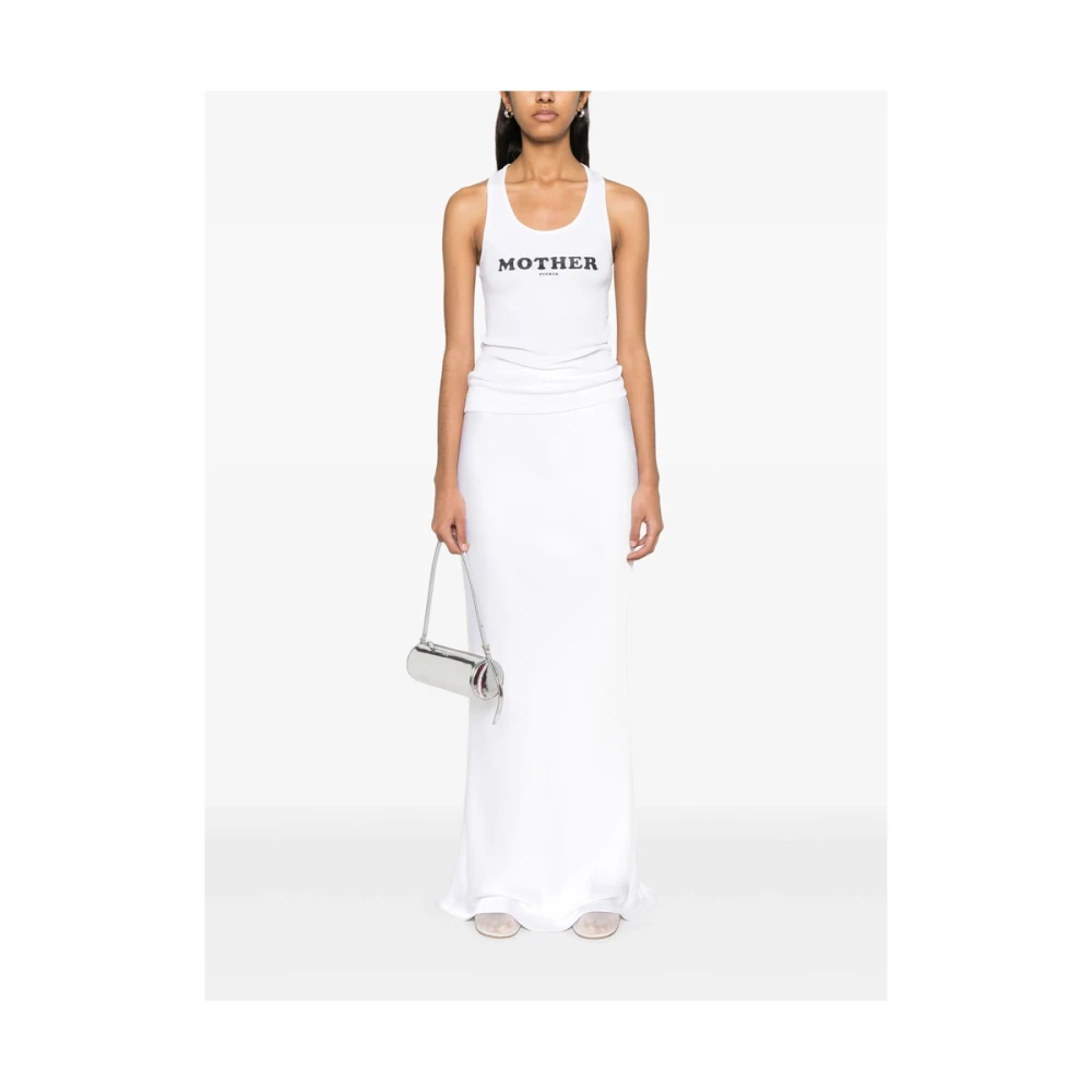 Stella Mccartney Witte Mouwloze Racerback Top White Dames