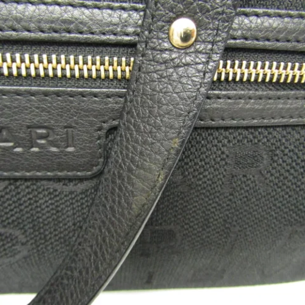 Bvlgari Vintage Pre-owned Canvas travel-bags Black Dames