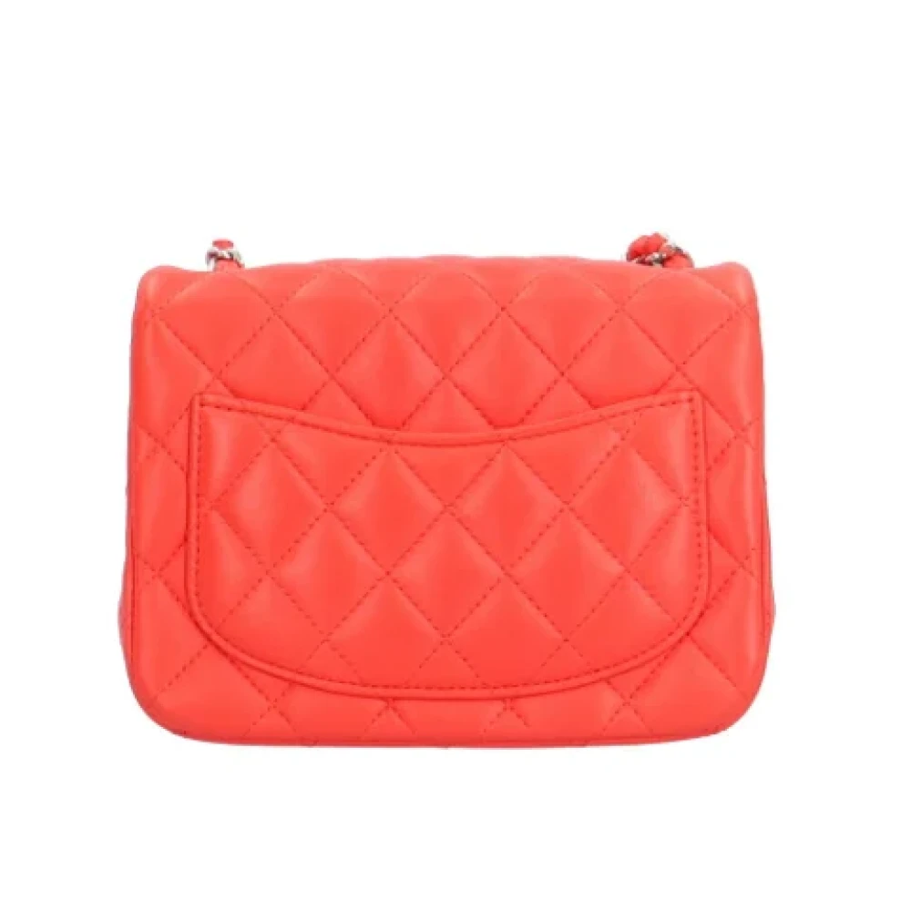 Chanel Vintage Pre-owned Leather shoulder-bags Red Dames