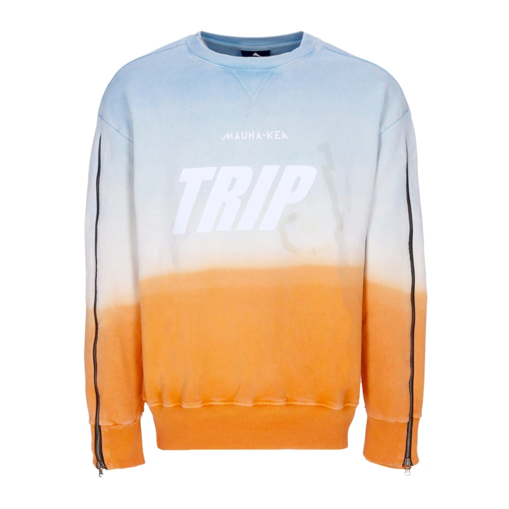 Mauna Kea Triple J Crewneck Sweatshirt Cyan Orange Multicolor Heren