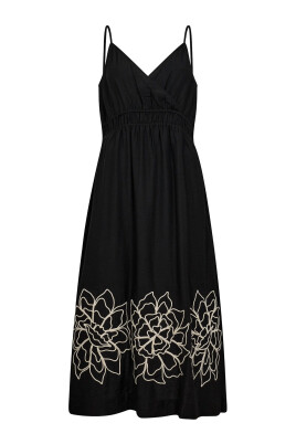 elegant-broderet-sort-kjole