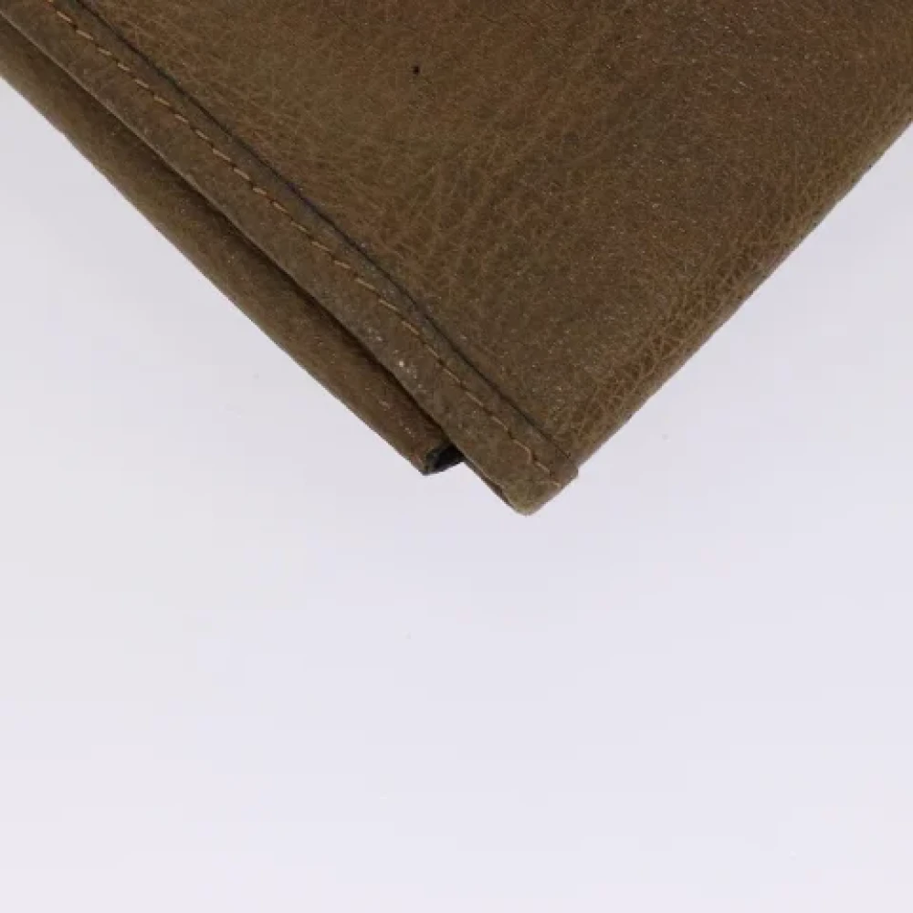 Gucci Vintage Pre-owned Leather clutches Brown Dames
