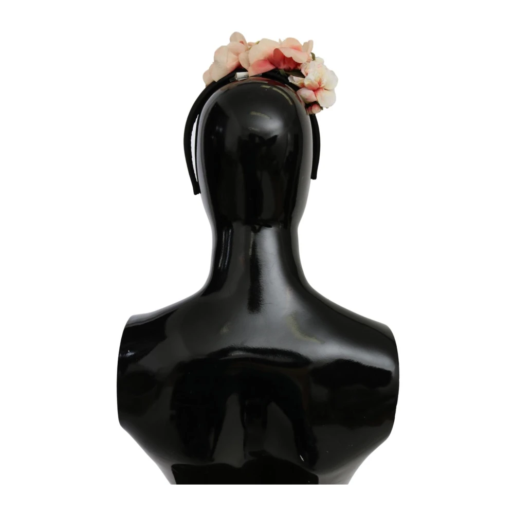 Dolce & Gabbana Luxe Bloemen Haarband Tiara Multicolor Dames