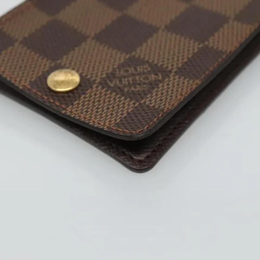 Louis Vuitton Vintage Pre-owned Canvas wallets Brown Dames