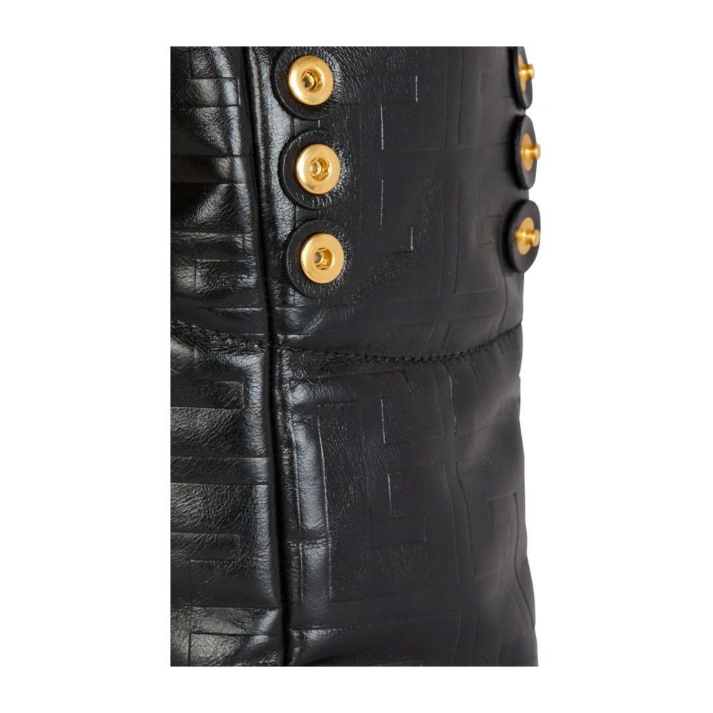 Balmain Zwarte Shopper Tas voor Vrouwen Black Dames