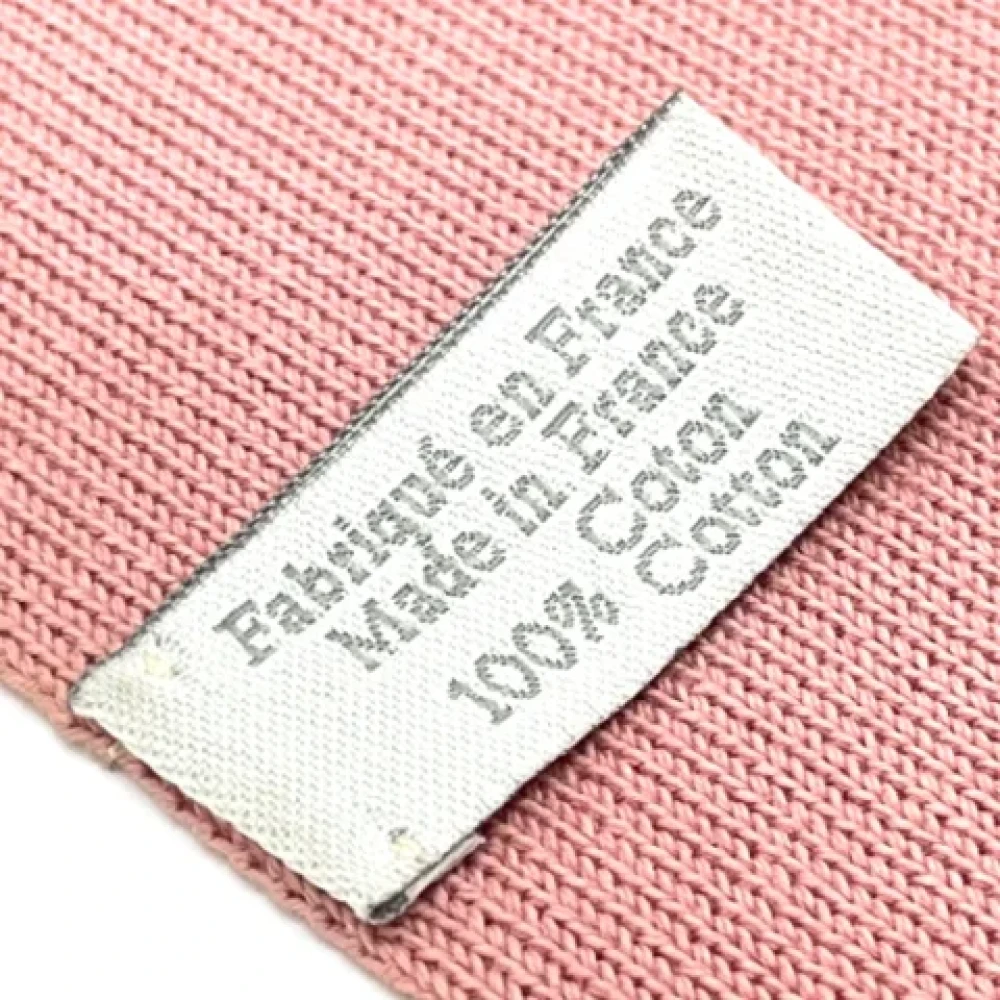 Chanel Vintage Pre-owned Cotton scarves Pink Dames