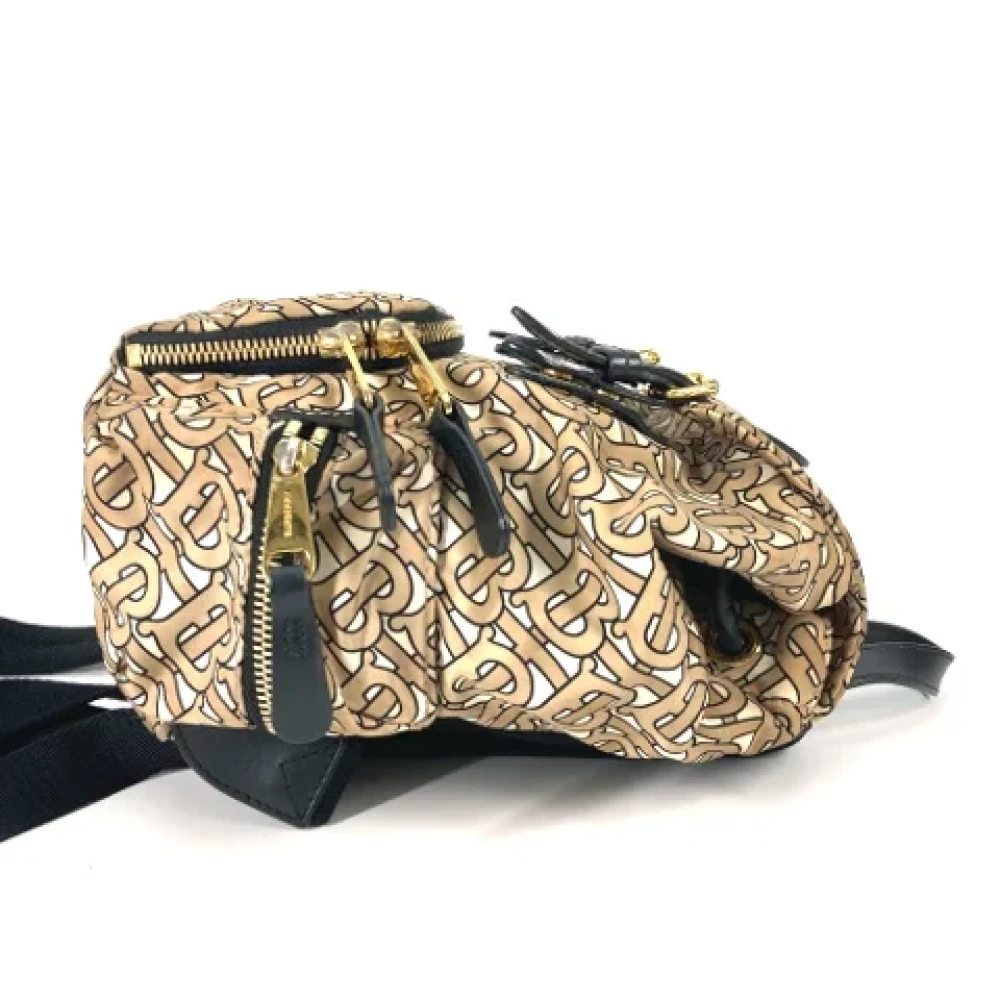 Burberry Vintage Pre-owned Fabric shoulder-bags Beige Dames