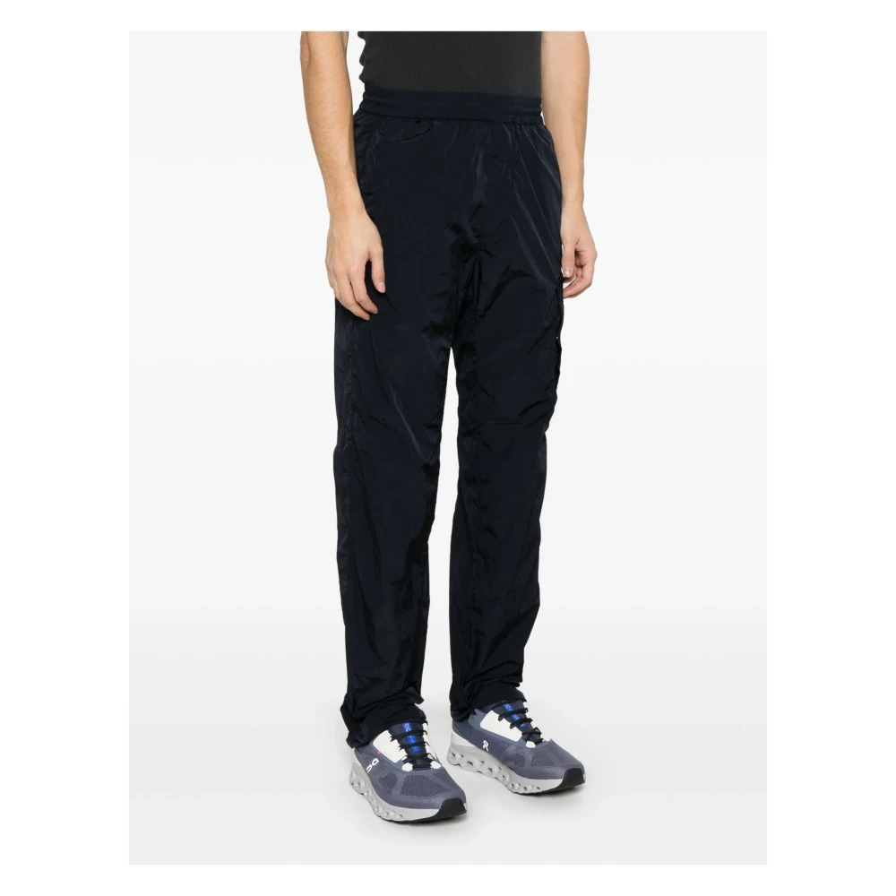 C.P. Company Blauwe Cargo Broek met Verstelbare Taille Blue Heren