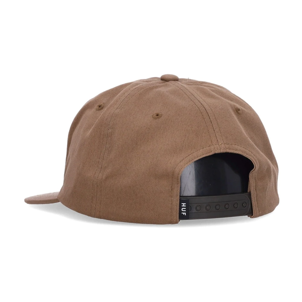 HUF Platte klep pet set snapback rubber Beige Heren