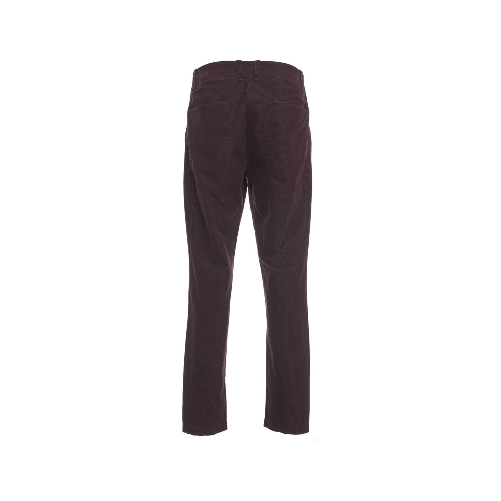 Transit Rode Broek Aw24 Red Heren