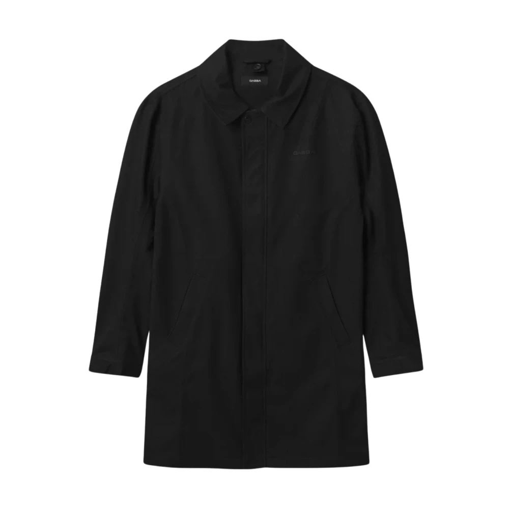 Gabba Zwarte Emerson Bru Lange Jas Waterdicht Black Heren