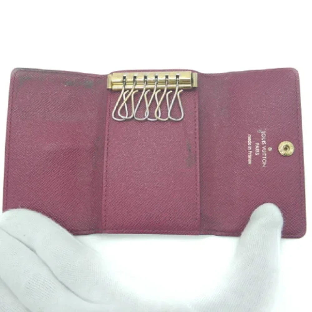 Louis Vuitton Vintage Pre-owned Fabric key-holders Brown Dames