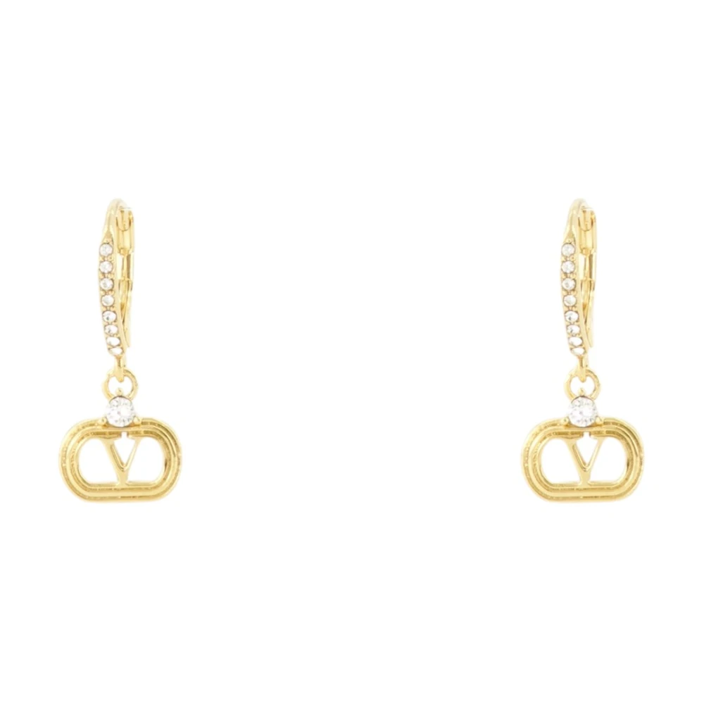 Valentino Garavani Women's Yellow Ovalette Earrings - Earrings - One Size - Accessories
