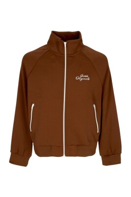 veste-de-survetement-tricot-marron-sable