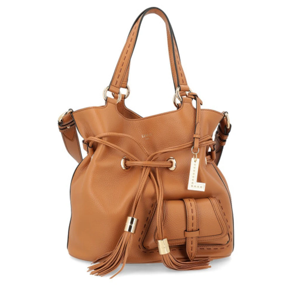 Lancel Stijlvolle Flirt Camel Handtas Brown Dames