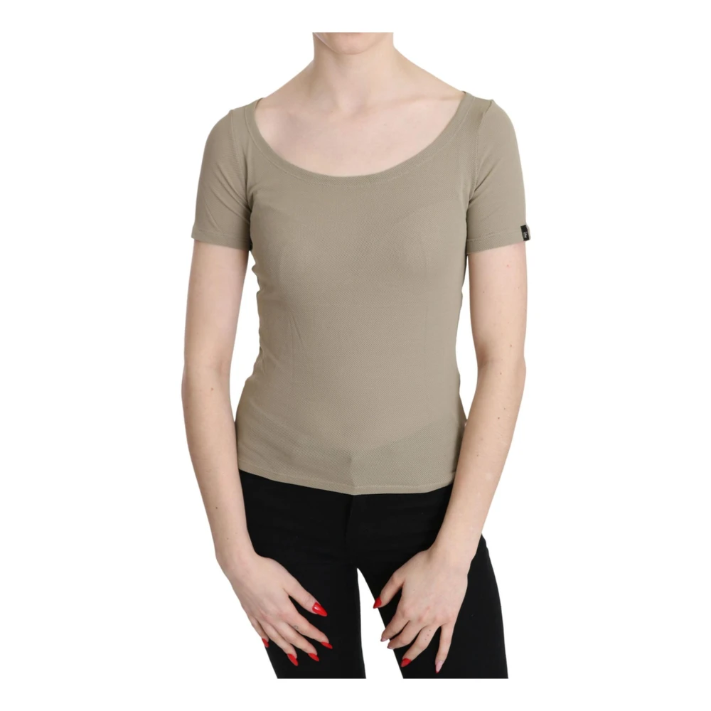 Gianfranco Ferré Women's Gray T-Shirts, S, Stylish Short Sleeve Tank Top