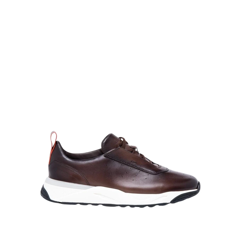 Santoni New Leas Sneakers Heren Schoenen Bruin
