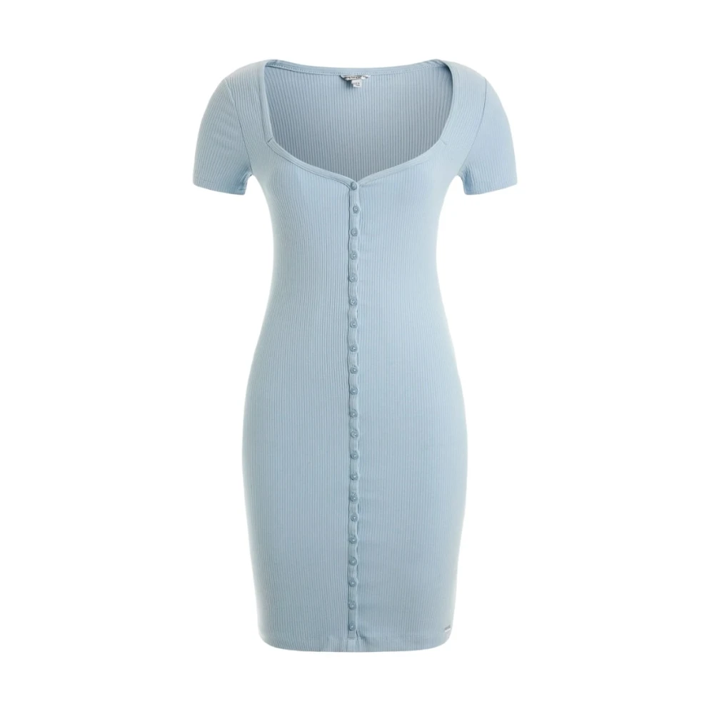 Guess Knielengte Jurk Blue Dames