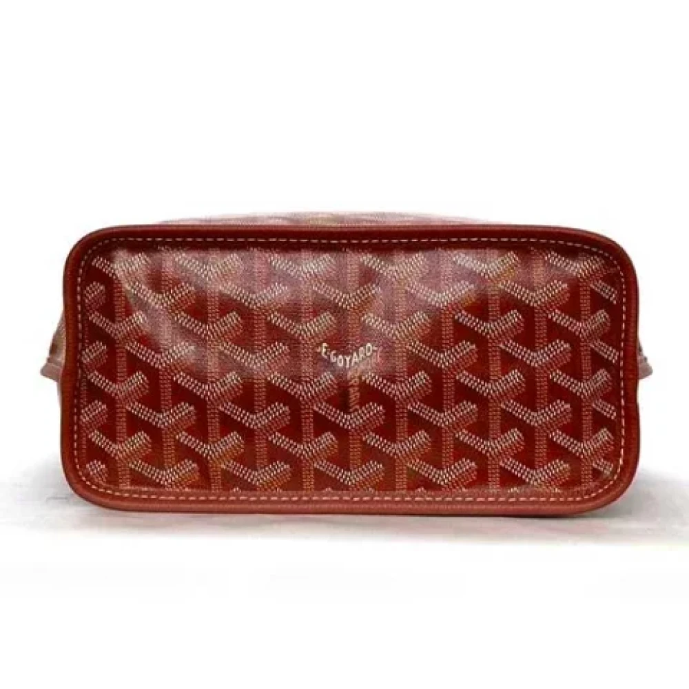 Goyard Vintage Pre-owned Leather shoulder-bags Red Dames