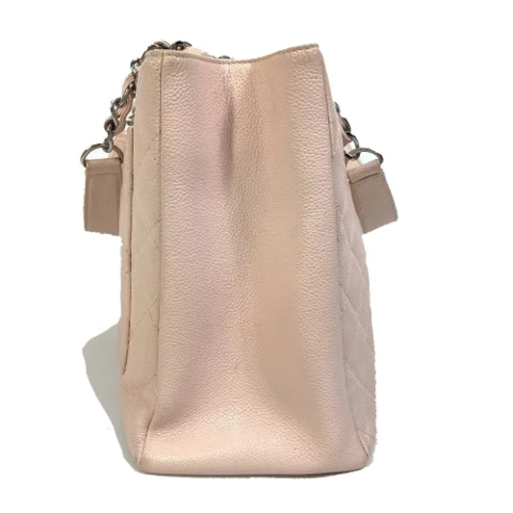 Chanel Vintage Pre-owned Leather totes Pink Dames