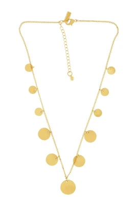 Guldpläterad Multi Dot Halsband