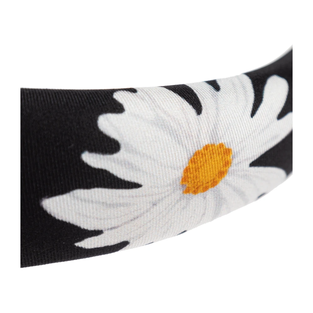 Moschino Hoofdband met sjaal Black Dames