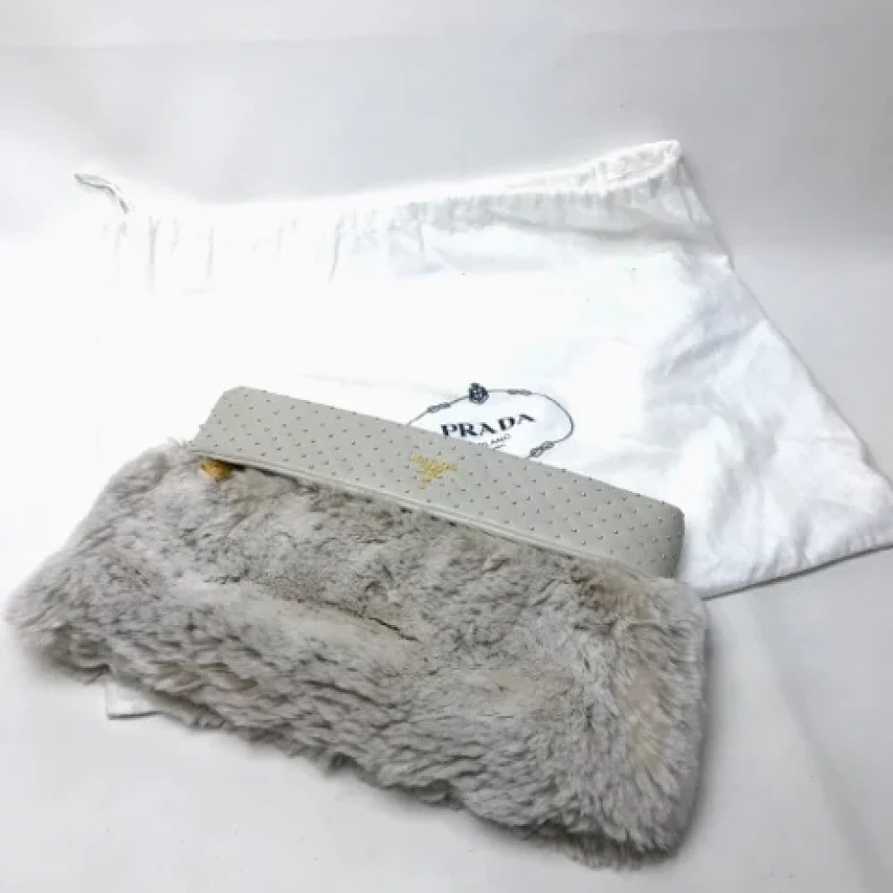 Prada Vintage Pre-owned Fabric prada-bags White Dames