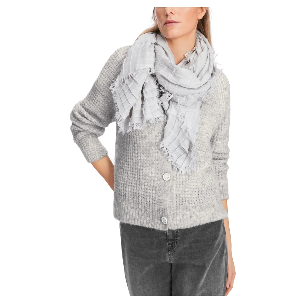 Marc Cain Alpaca Blend Raglan Cardigan Gray Dames