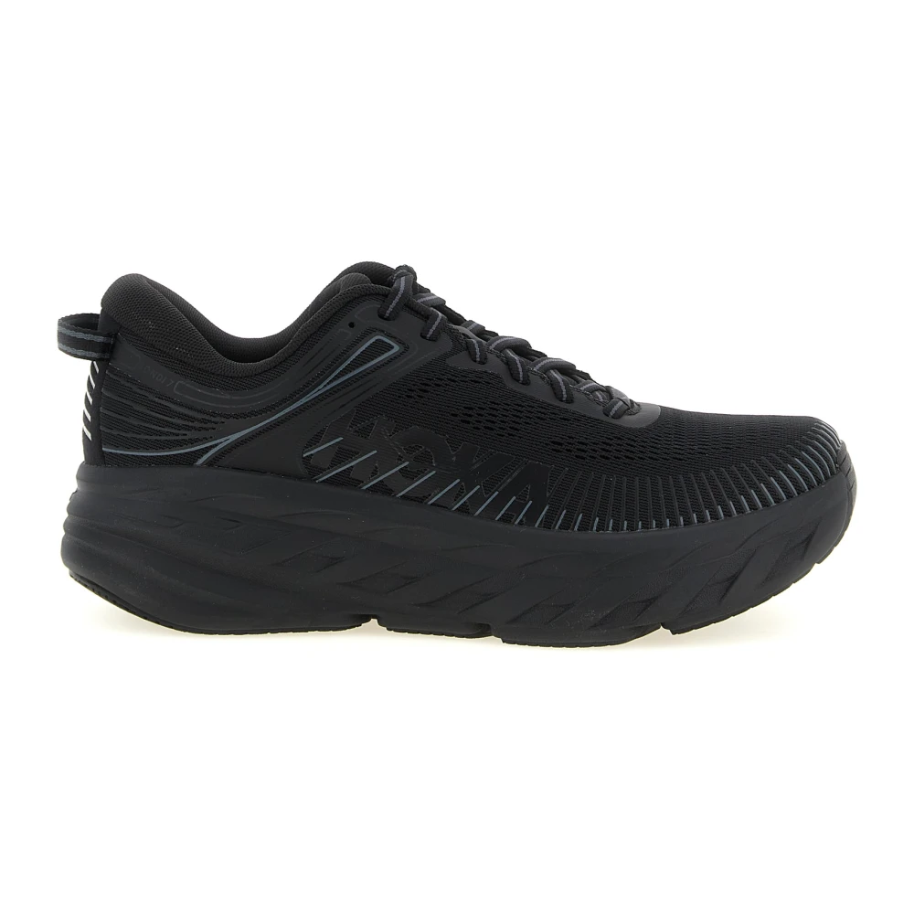 Hoka One One Trainers - Male - Running Shoes - Black - 8 1/2 Uk - Sport