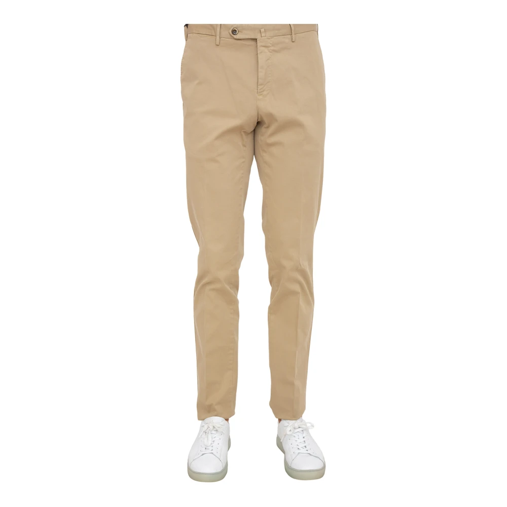 Pt Torino Uomo Beige Pantaloni, Xl, New,