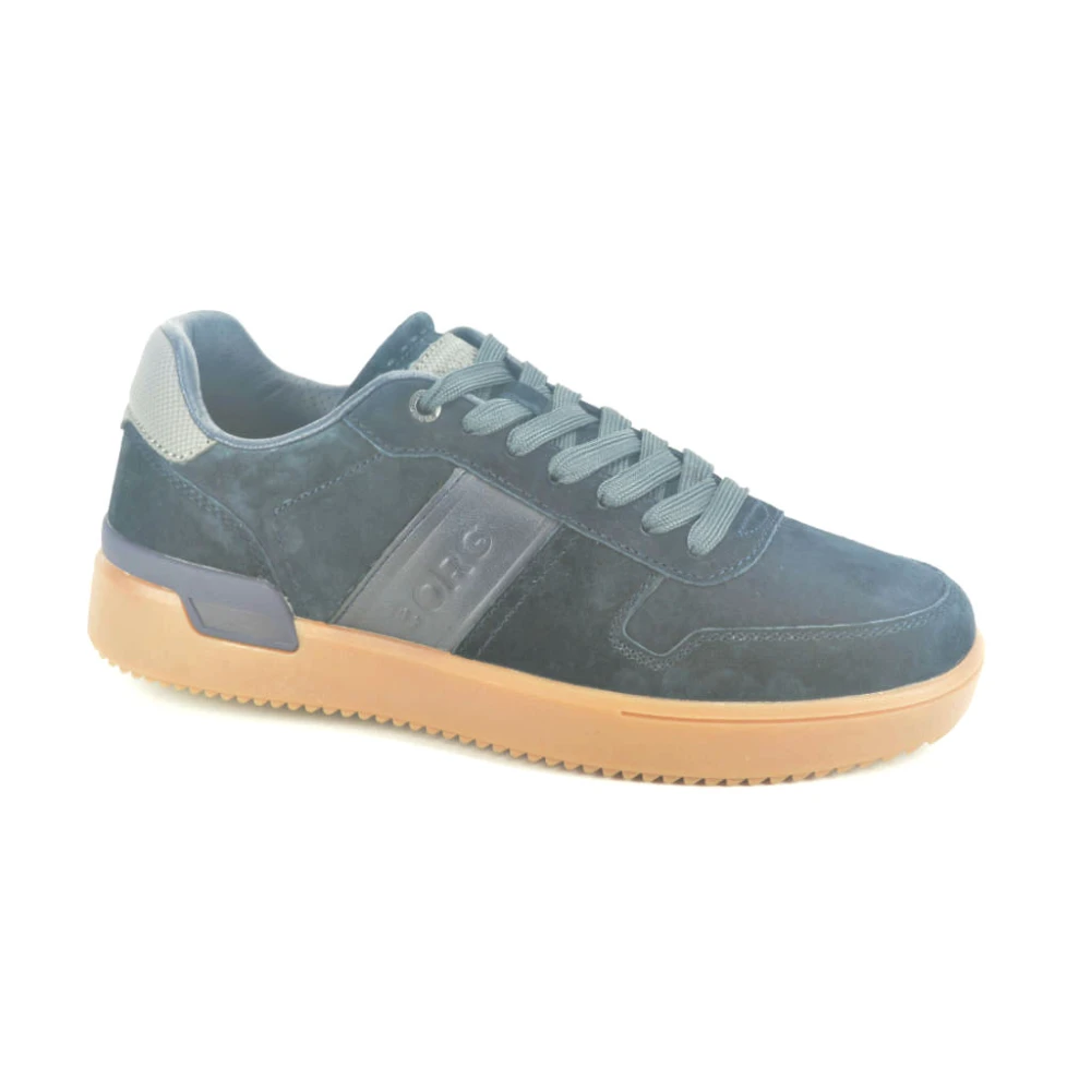 Björn Borg Suède Sneaker Heren Schoenen Blauw